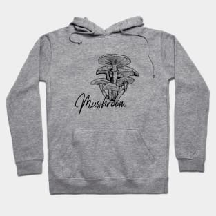 Mushroom Flower Vintage Established Flora Minimalist Hoodie